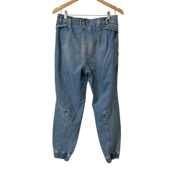 Retrofete Miriam Pant Jeans Size 29 High Rise Balloon Leg Cotton - Picture 2 of 15